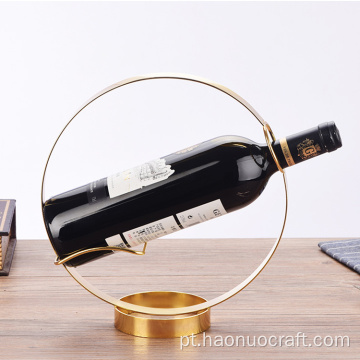 Decoração simples e criativa para uso doméstico Suporte para garrafas de vinho
